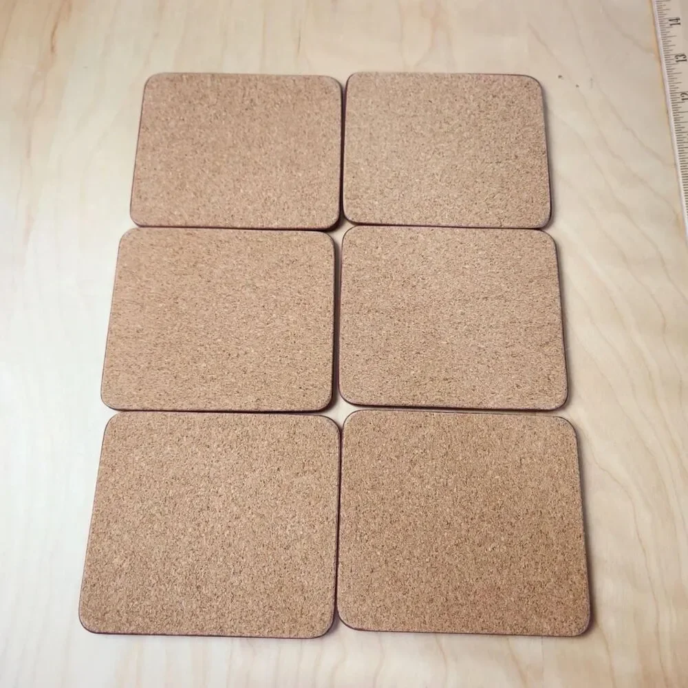 Yijan Aboriginal Art Australia Set of 6 Coasters Fire & Water Dreaming Folk Art
